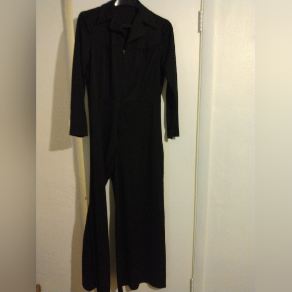 Retro Vintage Black Jumpsuit